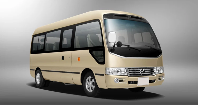 现成的 19 座 rhd 过山车模型柴油微型小巴和乘客