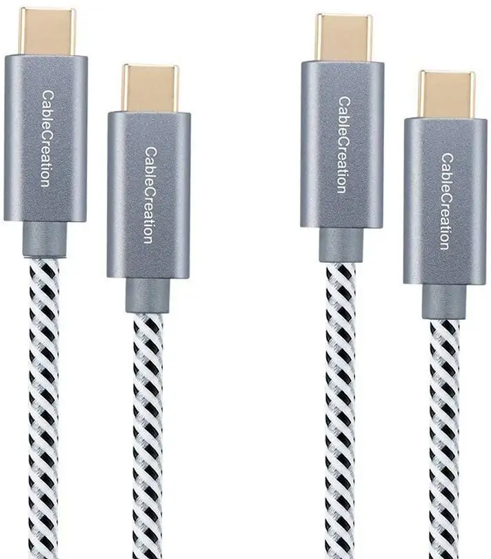 

CableCreation USB C Cable 3A Fast Charging Braided USB C to USB C Cable 480Mbps