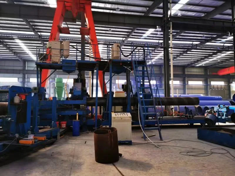 
spiral steel pipe making machine tube production line Advanced Carbon Steel Spiral Welded SSAW Pipe Making Mill 