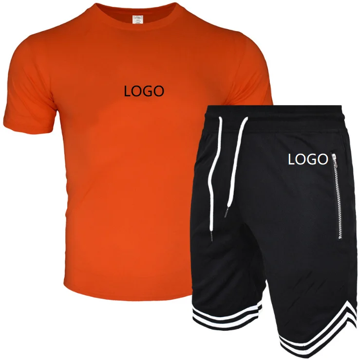 

T-shirt Mens Suit New Short Sleeve Suit Shorts Two Piece Suit Korean Casual Short Sleeve Compassionate Two Piece Short Sleeve