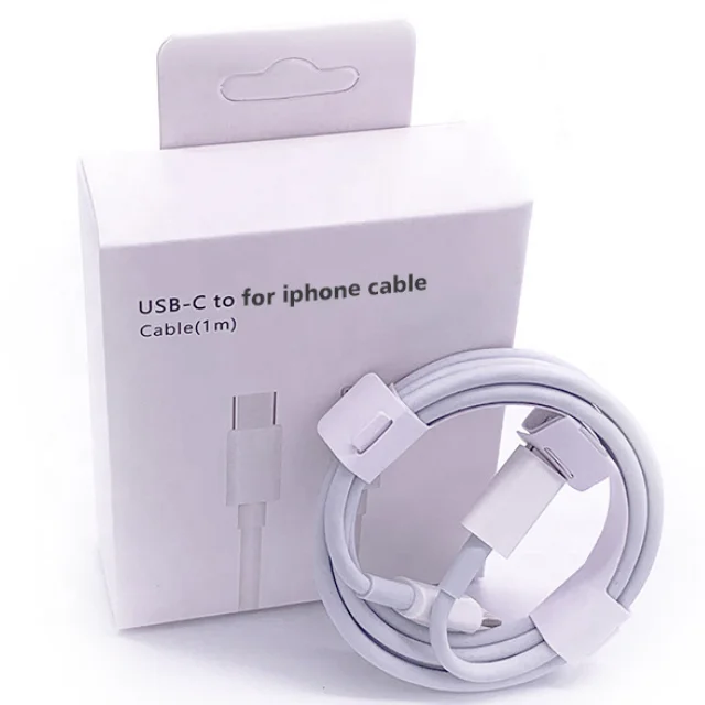 

Wholesale usb type tip c cargador quick wall charger 18w pd for apple iphone original cargador lightening cable with box, Black white