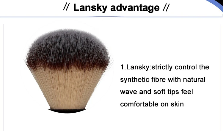 New type color resin handle honeycomb traditional shaving brush synthetic badger black