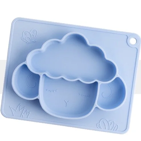 

Amazon Hot 100% Food Grade BPA Free Eco-friendly Silicone Baby Plate