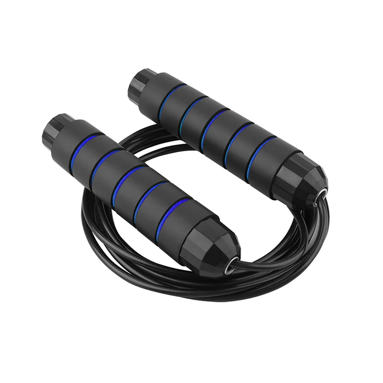 

New men's and women's sports fitness weight-bearing steel wire skipping rope