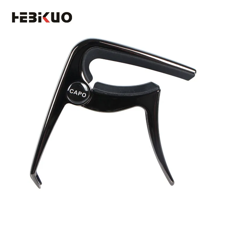 

HEBIKUO Cheap Wholesale coloful Zinc alloy guitar capo tuner, Black, silvery, pink ,wood color