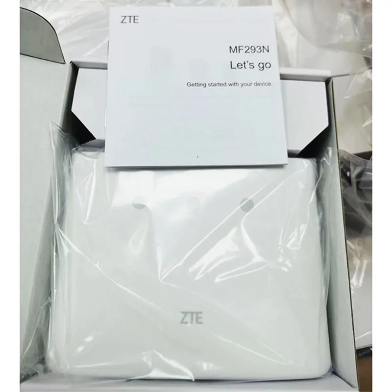 

ZTE MF293N Unlocked Wi-Fi 2.4GHz 4G LTE CAT4 Router WIFI MF293N 150Mbps Supported 32 Users Wireless Routers, White