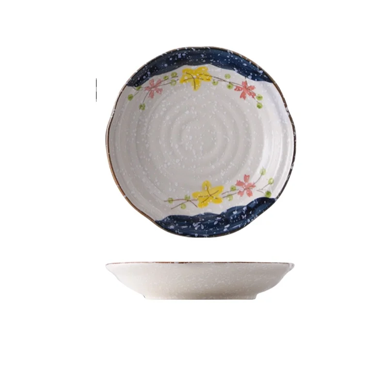 

Unique Design Hot Sale  Lace Plate Dinner Ceramic Plate Set