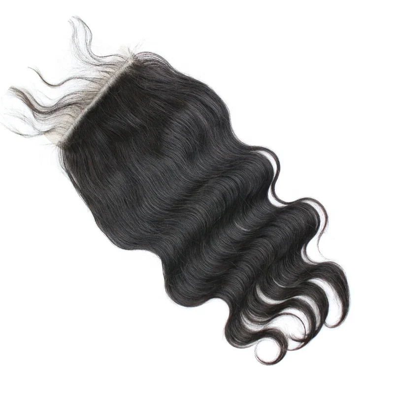 

Transparent Lace Pre Plucked Mink Human Hair Perruque Closure,Cuticle Aligned 10A Grade Body Wave 6x6 Closure Naturel