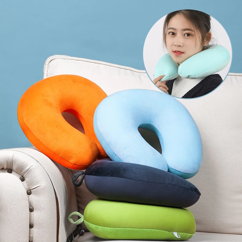 Wholesale Airplane Microbead Office Home Travel U Neck Pillow