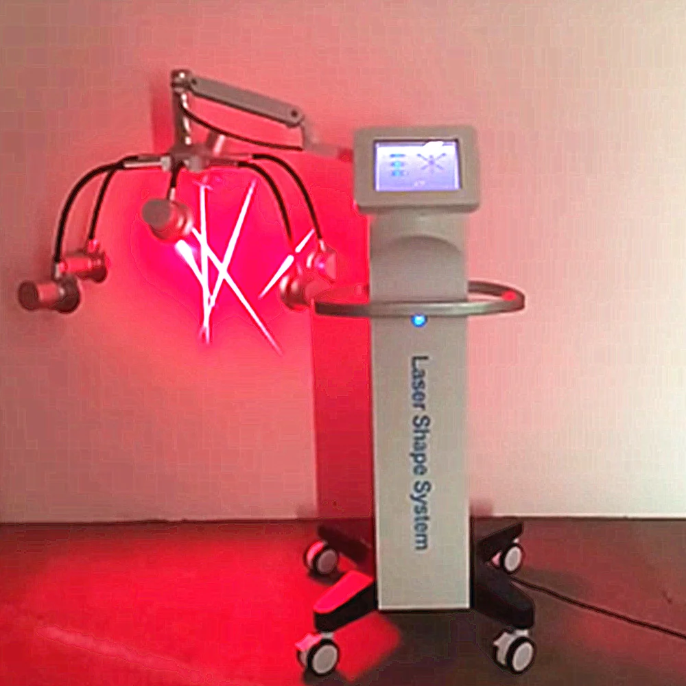 

2021 red light 635nm body slimming 200mw Frequency 6D 635nm Red Light Therapy Lipo Laser 6d lipolaser Fast Slimming Machine, White or black can choose lipolaser