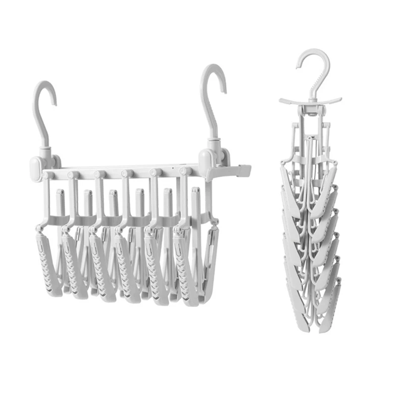 Multifunction Collapsible Clothes Hanger Nonslip Clothes Suit Dress