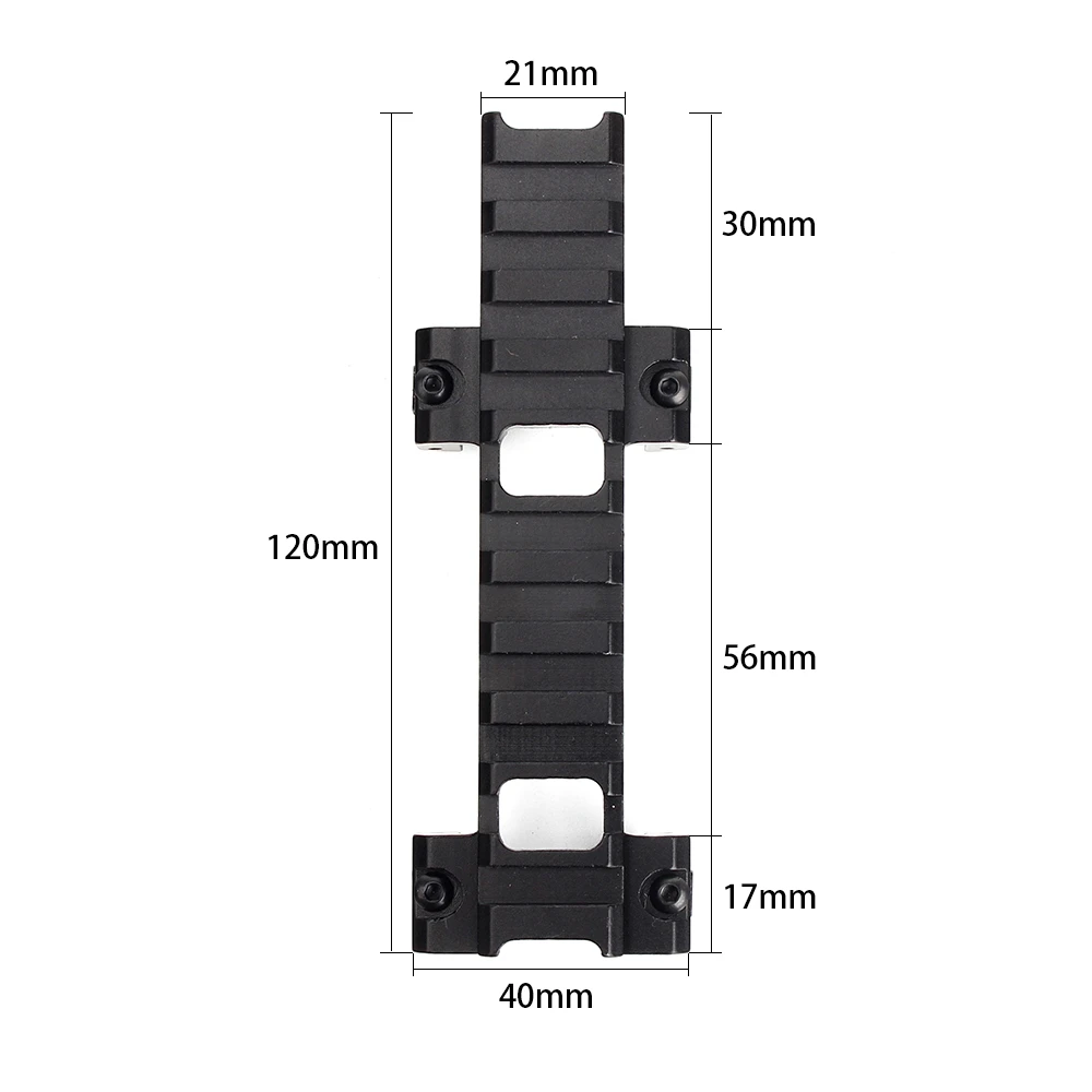 

21 mm Picatinny Weaver Rail Adapter Hunting Scope Rail Base MP5 G3 Rail Base Scope mount Airsoft MP5 G3 Huting