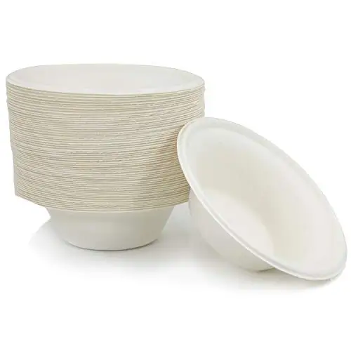 

Disposable Compostable Biodegradable Eco Friendly Customizable Bagasse Takeaway Bowl, Picture