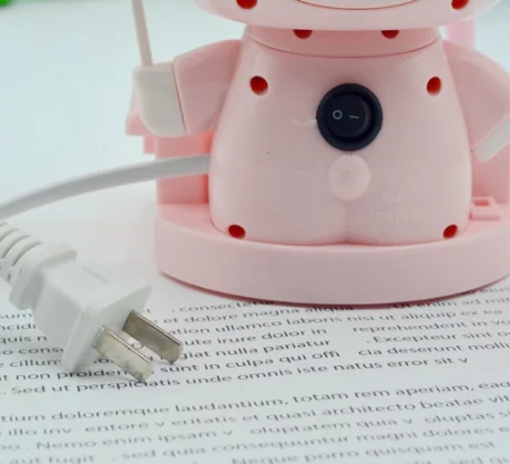 
Household cartoon dog set the table to protect the eyes insert pen LED lamp clock students jump seconds silent alarm clock 