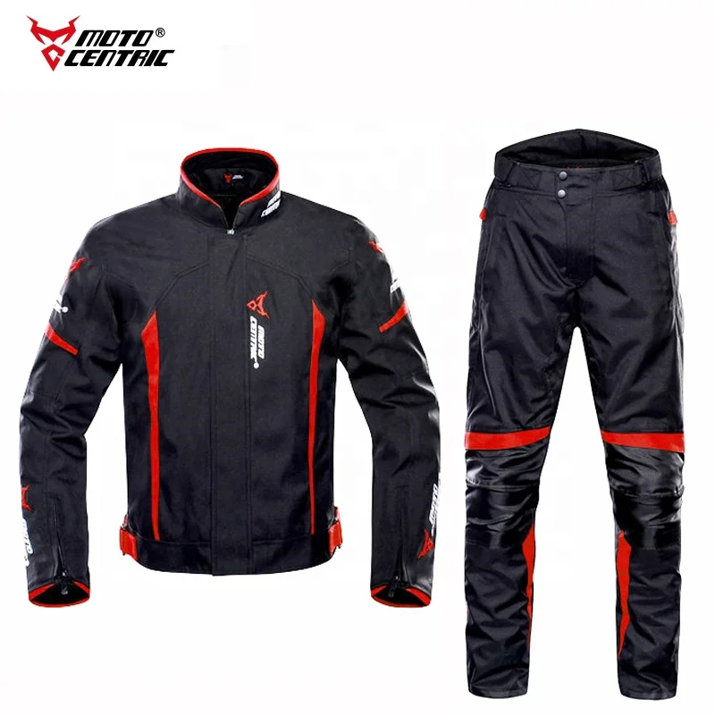 

Motorcycle Jacket Pants Protection Gear 7 Pcs Protective Pads Motocross Jacket Pants Suit Reflective Waterproof Fit 4 Seasons