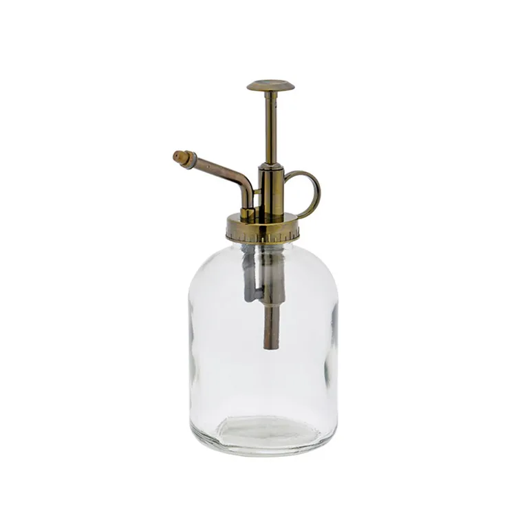 Customized 33/400  Liquid Soap Plastic Lotion Pump Glass Black Pressure Cosmetic Sprayer Pump Bottle With Trigger Spray