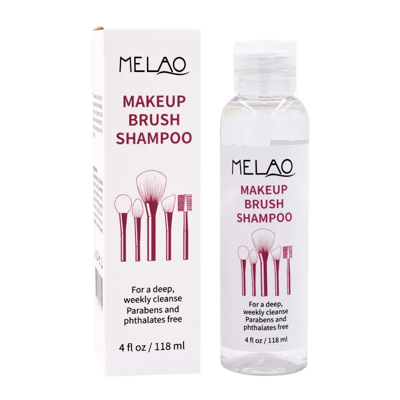 

Private label makeup brush cleaner liquid makeup brush shampoo, Transparent