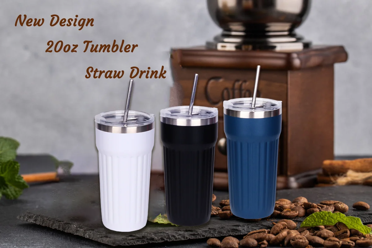 New Design Big Capacity Tumbler Ice Cube Friendly Stainless Steel Coffee Mug  Tumblers Cups with Lids and Straws - China Tumblers Cups and Stainless  Steel Coffee Mug price