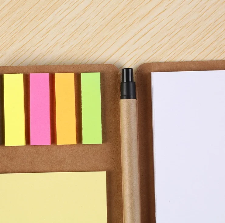 Cheap promotional custom gift fridge memo note pad with pen holder, View memo