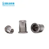 Factory custom flat head rivet nut m8 m10 small head stainless steel 304 nut
