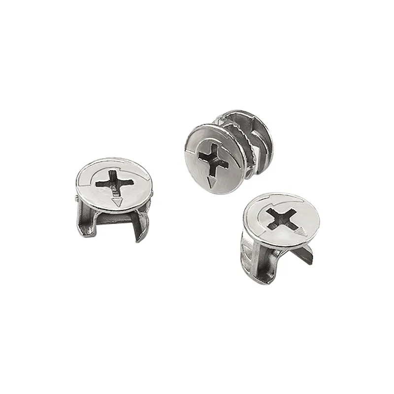 

Furniture Fitting 3In1 Mini fix Connector Set Metal Screw Connecting Rod Excentric Cam Lock Nut