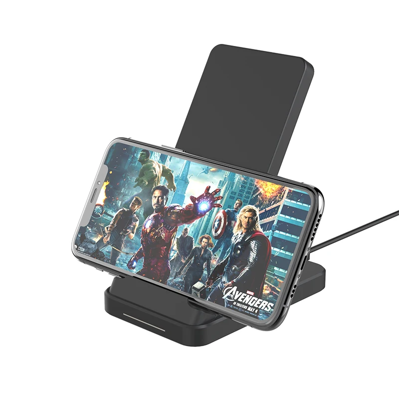 

10W qi fast charging desktop wireless phone charger, Black or white