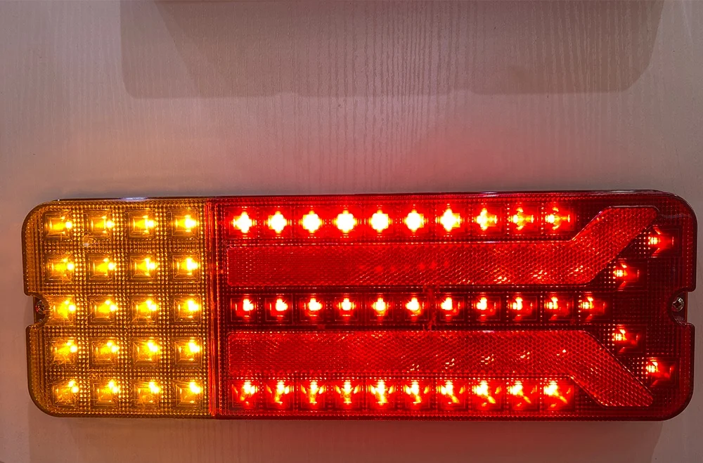 
12v 24v Red Tail Light Lens Material Tail Light Truck 