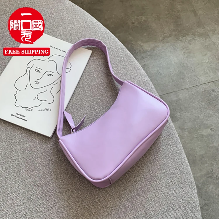 

Leather underarm bag retro ladies girls small shoulder bags purses and handbags fashion design women handbags