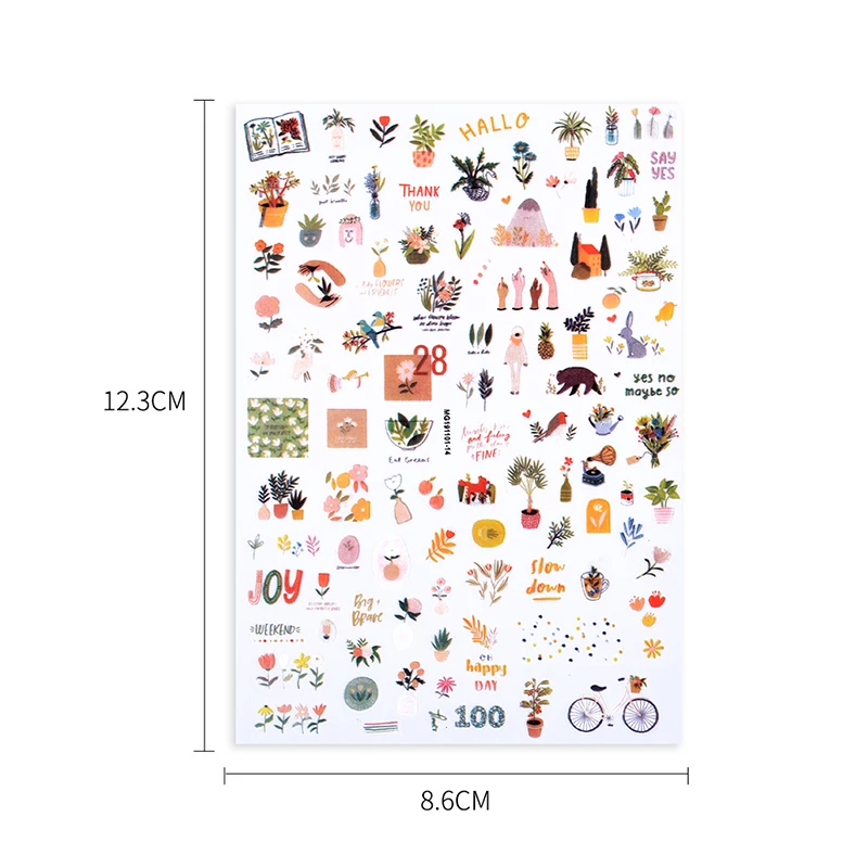 

High quality 17 styles flower& leaf &animal nail decals sticker for sale