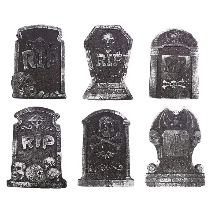 Pafu 万圣节酒吧户外庭院道具泡沫坟墓墓碑装饰可怕的撕裂墓碑闹鬼的房子装饰品 Buy 万圣节墓碑装饰 泡沫墓墓碑装饰 撕裂墓碑装饰