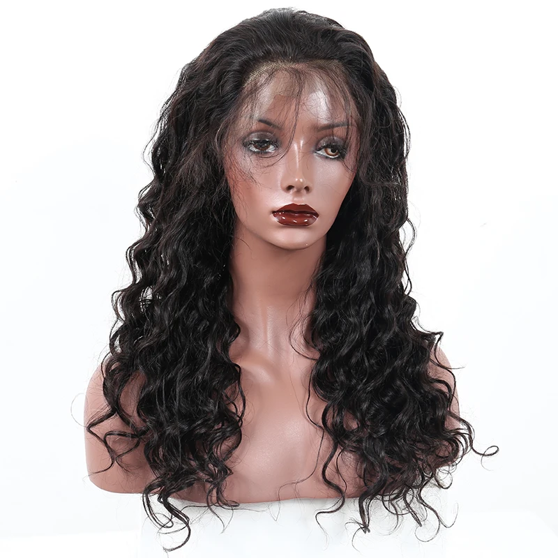 

Spicyhair 100% human 360 lace hair wavy wig top quality with good price Indian human hair 200% density tangle free