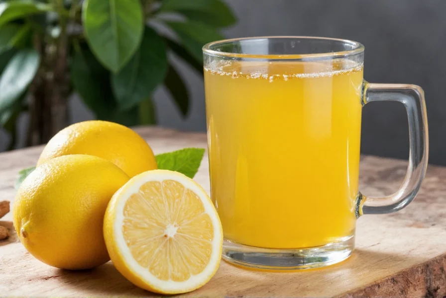 lemon and ginger root tea