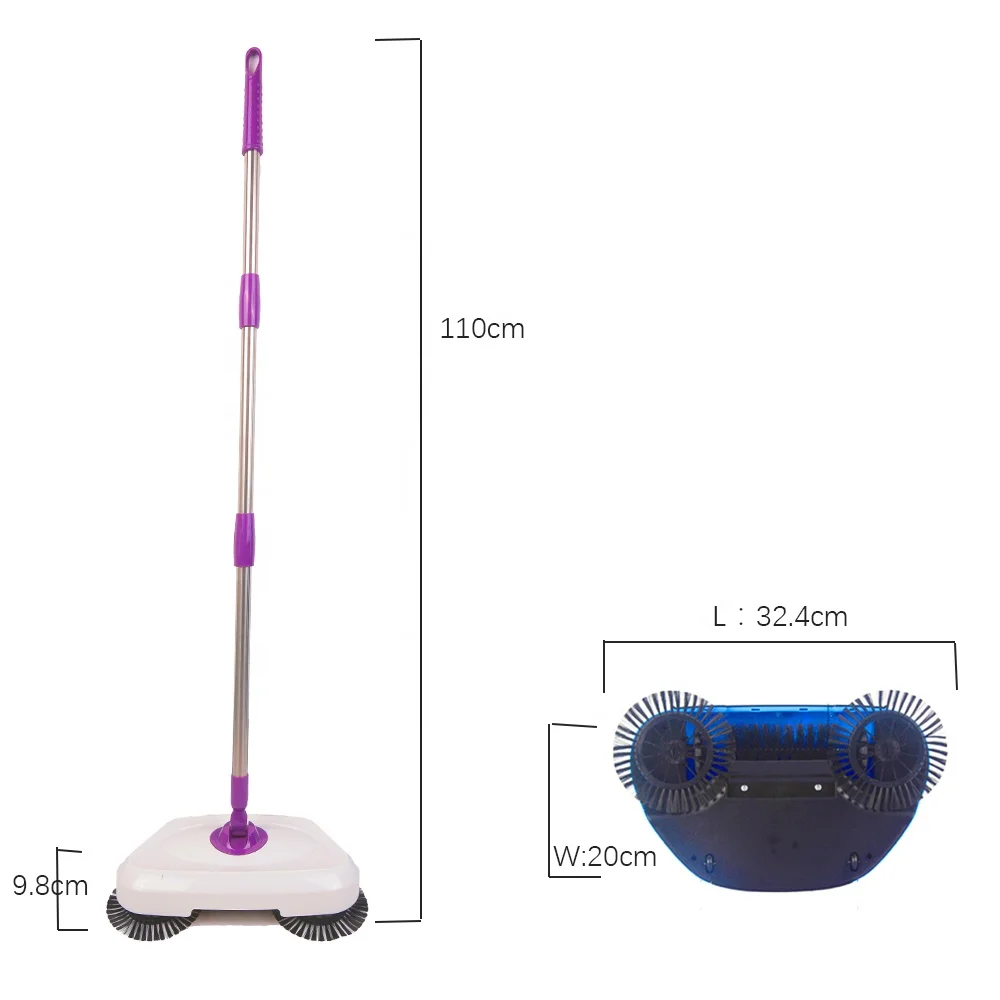 

Stainless Steel Sweeping Machine Push Type Magic Broom Dustpan Household Cleaner Hand Push Floor Sweeper Broom, Custimized