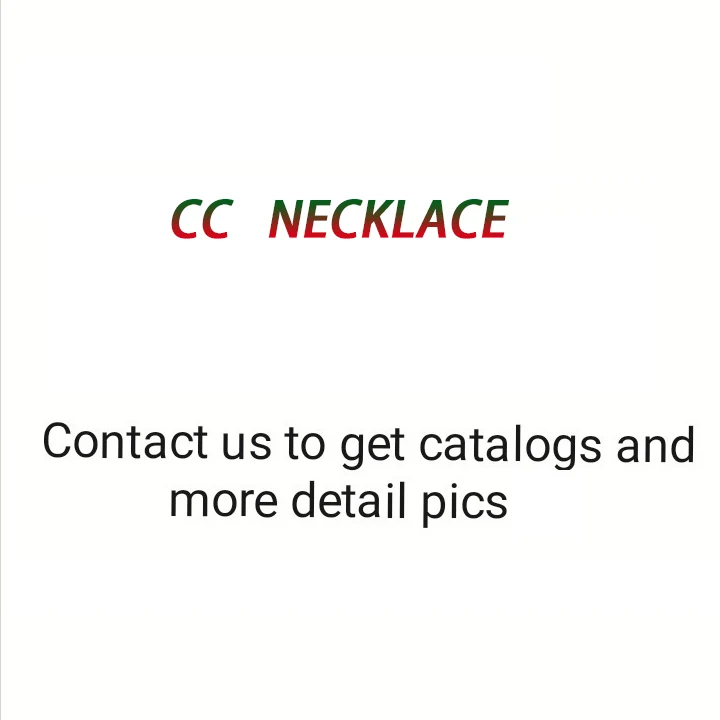 

2021 Hot sale luxury gold filled pendant cc stainless steel jewelry necklace