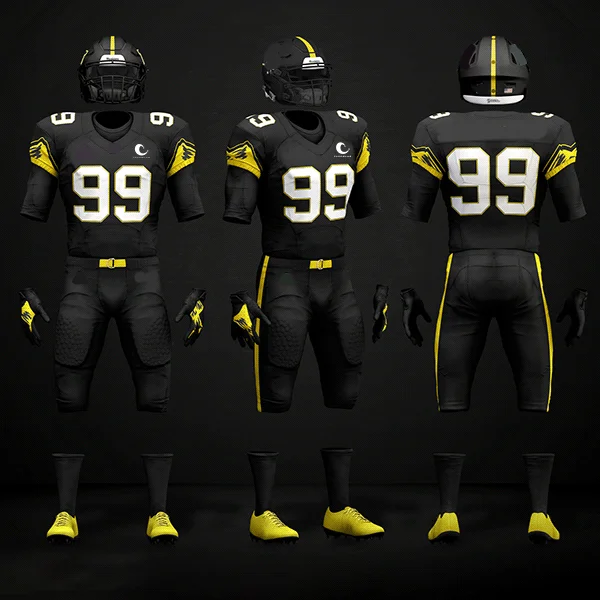 Game Specific American Football Jerseys Sublimation Customised American Football Uniform Sets Youth American Football Wear