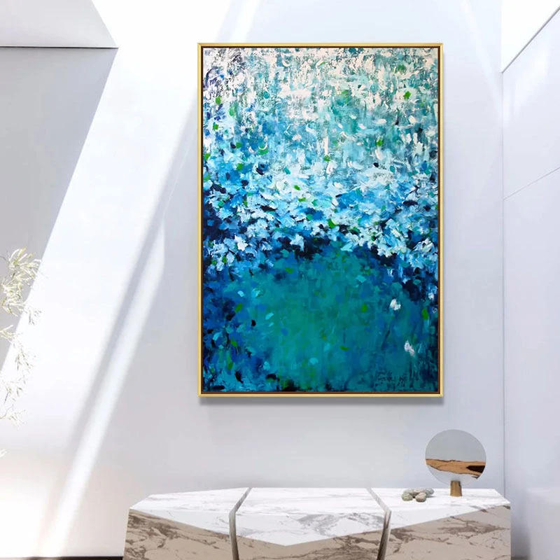 Home Goods Wall Hanging Canvas Art Blue Modern Abstract Oil Painting Buy Abstract Acrylic Paintings On Canvas Abstract Canvas Fabric Painting Designs Simple Large Abstract Oil Painting Picasso Product On Alibaba Com