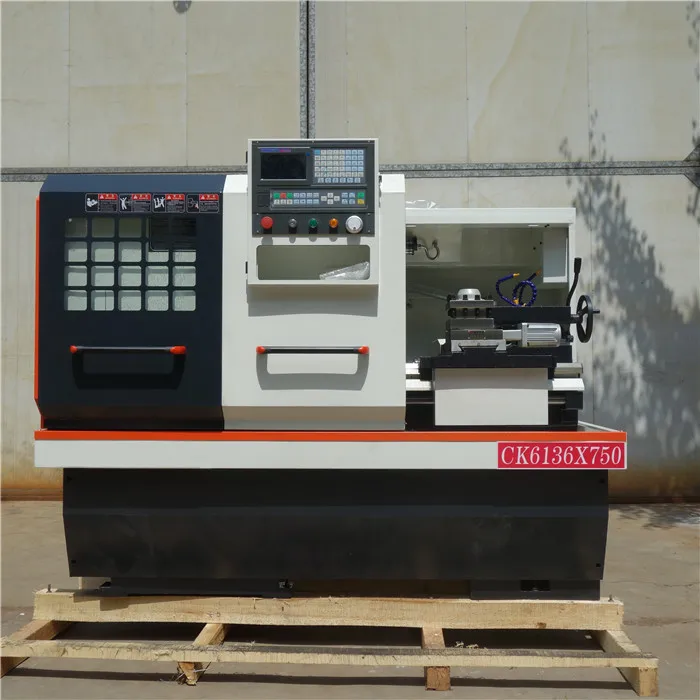 Mini Cnc Lathe Flat Bed Lathe Ck6125 Desktop Cnc Machine Tool Lathe