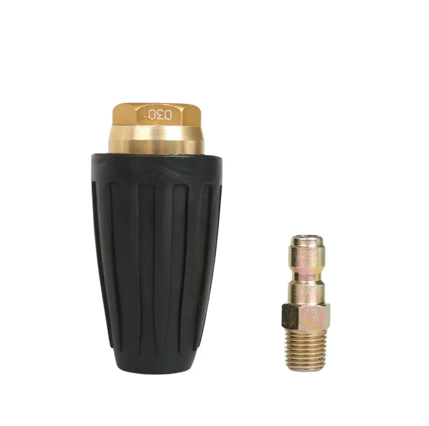 

Rotating lotus nozzle rust removal high-pressure cleaning rotating nozzle 3600PSI spinning lotus nozzle