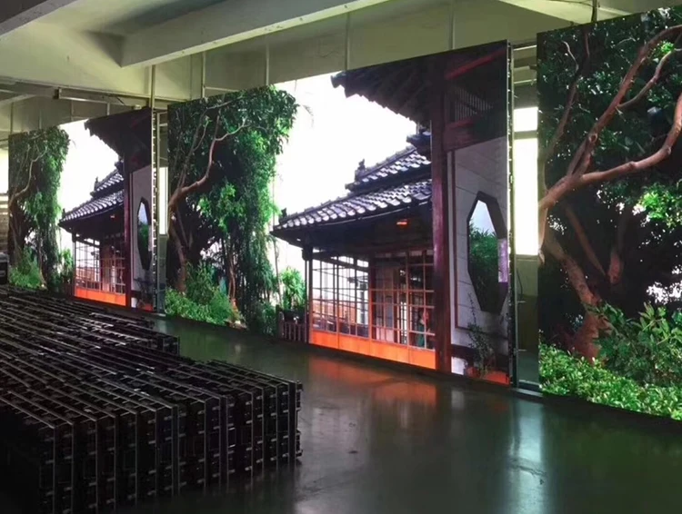Good price outdoor P3.91 rental led screen 500x500mm cabinet led video wall