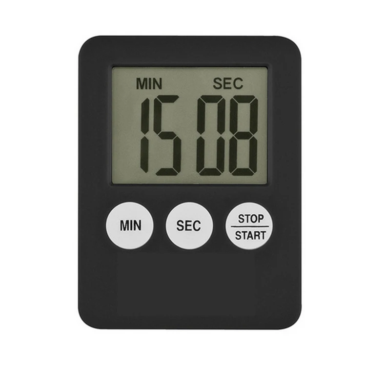 Ultra Slim Kitchen Timer Thin Small Digital Mini Cooking Timer with Alarm and Magnet Back for Cooking Baking Sports Nap Games