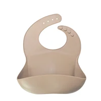 

BPA free FDA standard Washable Waterproof Food Feeding silicone baby bib
