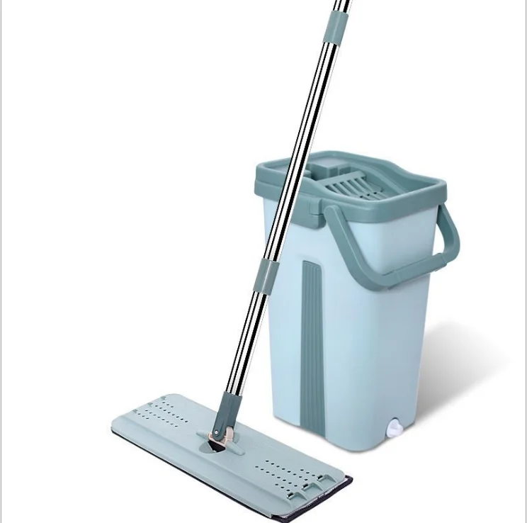 

2020 Hand Free Easy Use Self-washed Magic Flat Mop, mop with bucket, cleaning mop