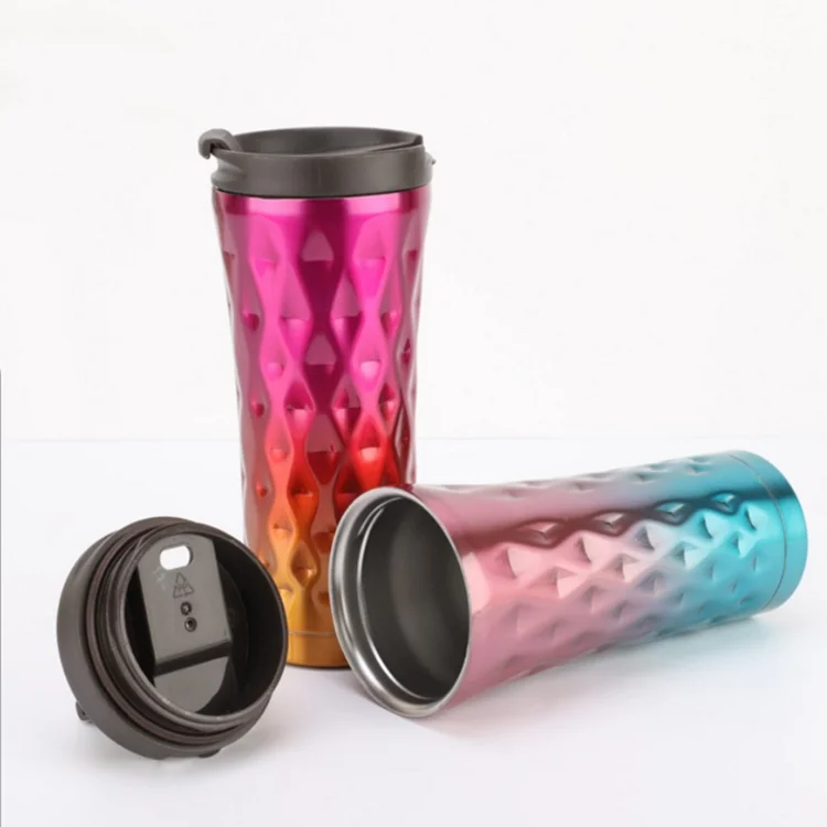 

Twist stainless steel tumblers leak-proof Insulated Drinkware Hot Tea Cup Drinking Bottle