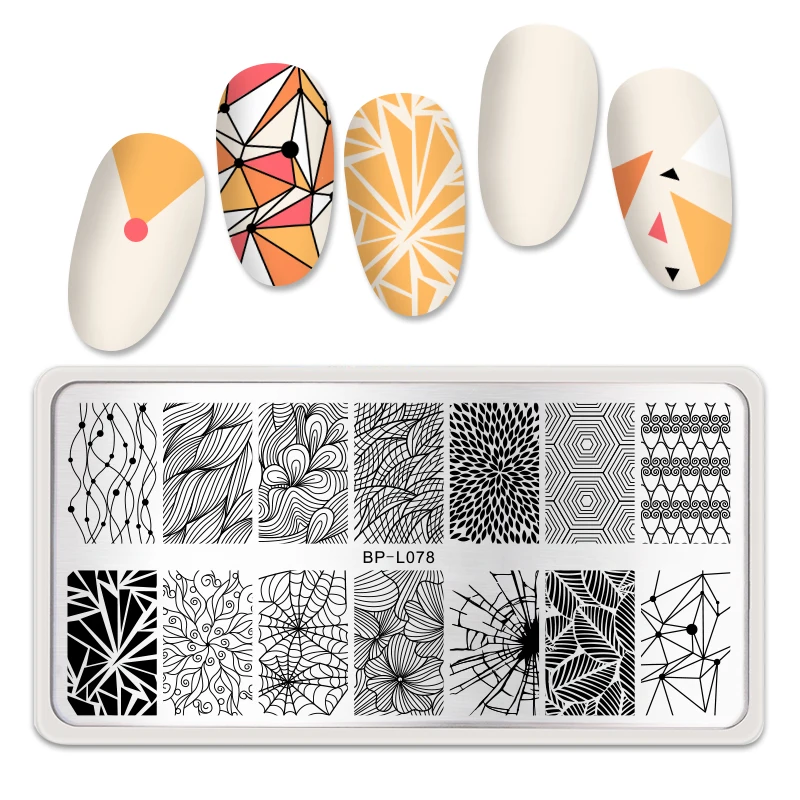 

BORN PRETTY Nail Art Mandala Flower Stamping Plate Wholesale DIY Nail Art Easy Apply 10pcs/pattern  50g