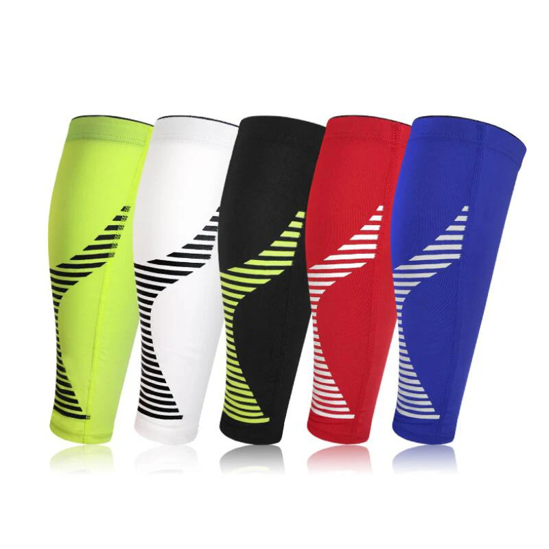 

Sports Calf Protection Men's And Women's Basketball Football Running Leg Protector & High Elasticity, Warmth And Ventilation, Black,white,blue,fluorescent green