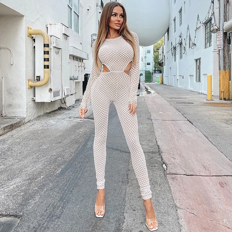 

Woman Jumpsuits Latest Designs Formal Sexy Long Sleeve Jumpsuits Women 2020 Women'S Clothing Jumpsuit, Picture color