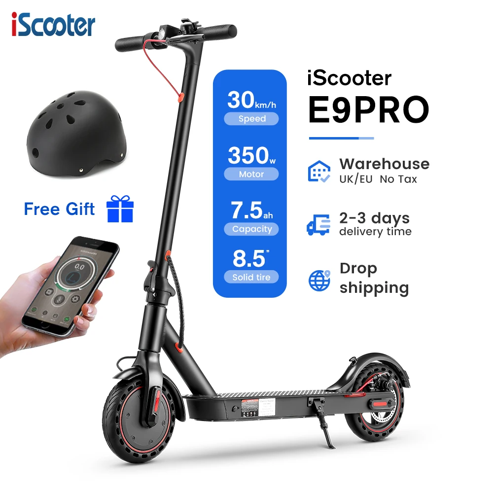 

iScooter E9Pro 350w Electric Scooters 30km/h 2 gear e scooter