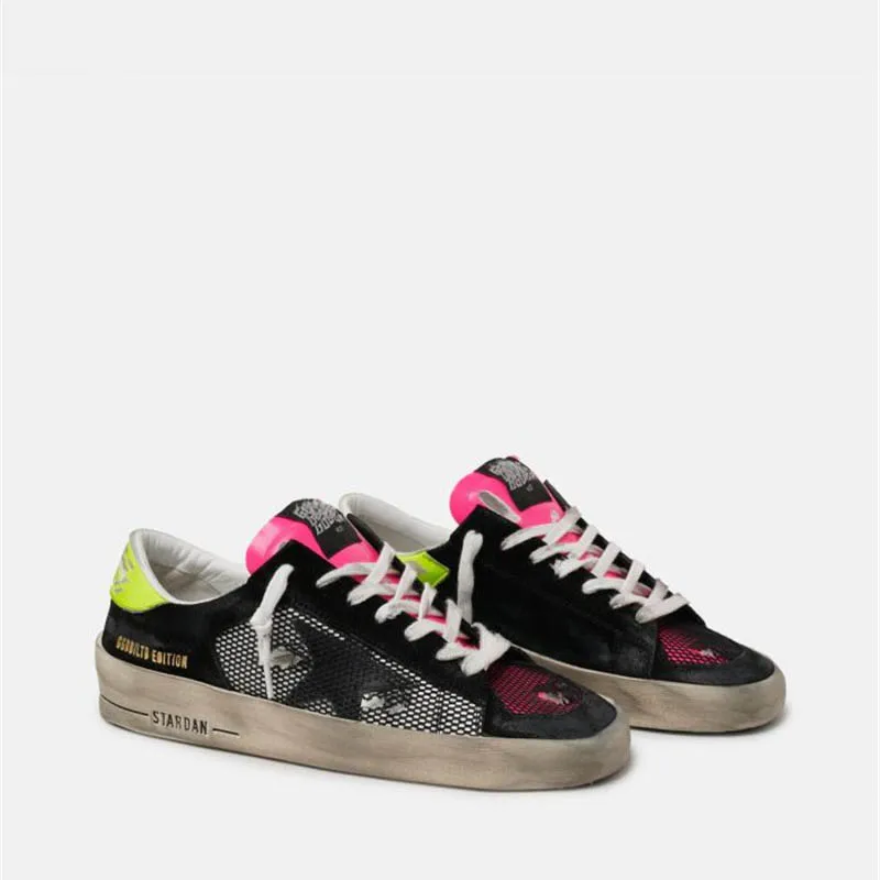 

Goldens LAB Limited Edition Stardan sneakers in leather and skin Gooses Sports Casual Dirty Women Shoes, 25colors
