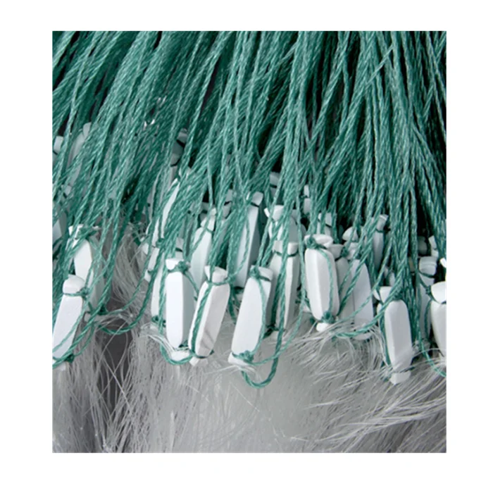 

Fishing Net Nylon Monofilament Gill Net with Float Fish Trap for Saltwater Shoal Fishing Lovers gill net, White