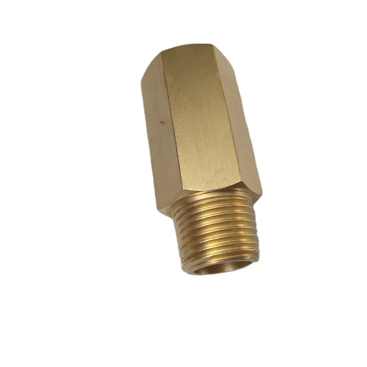 Brass 1 2 Npt Male To Female Connector Long Hex Extension